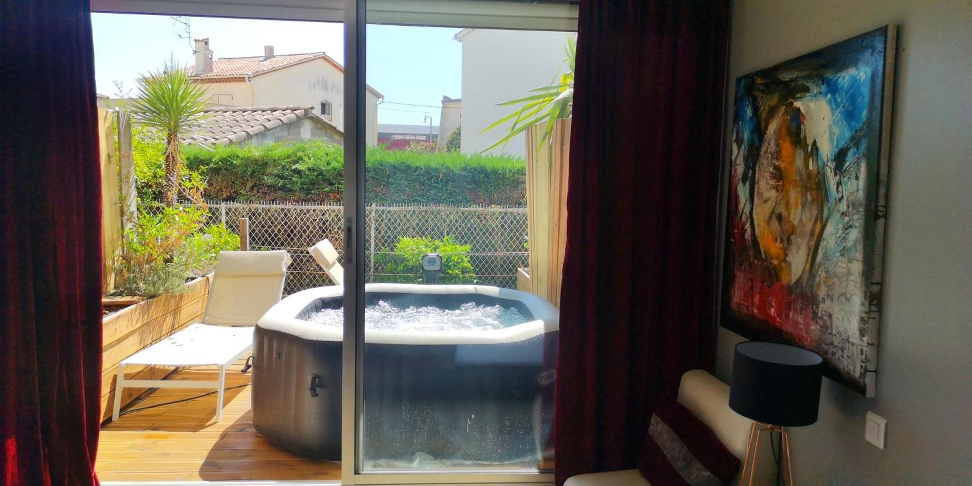 Hotel Sable Et Soleil - Port, Plage Et Jacuzzi Prive Frejus Bilik gambar