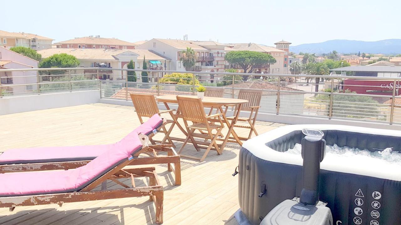Hotel Sable Et Soleil - Port, Plage Et Jacuzzi Prive Frejus Luaran gambar